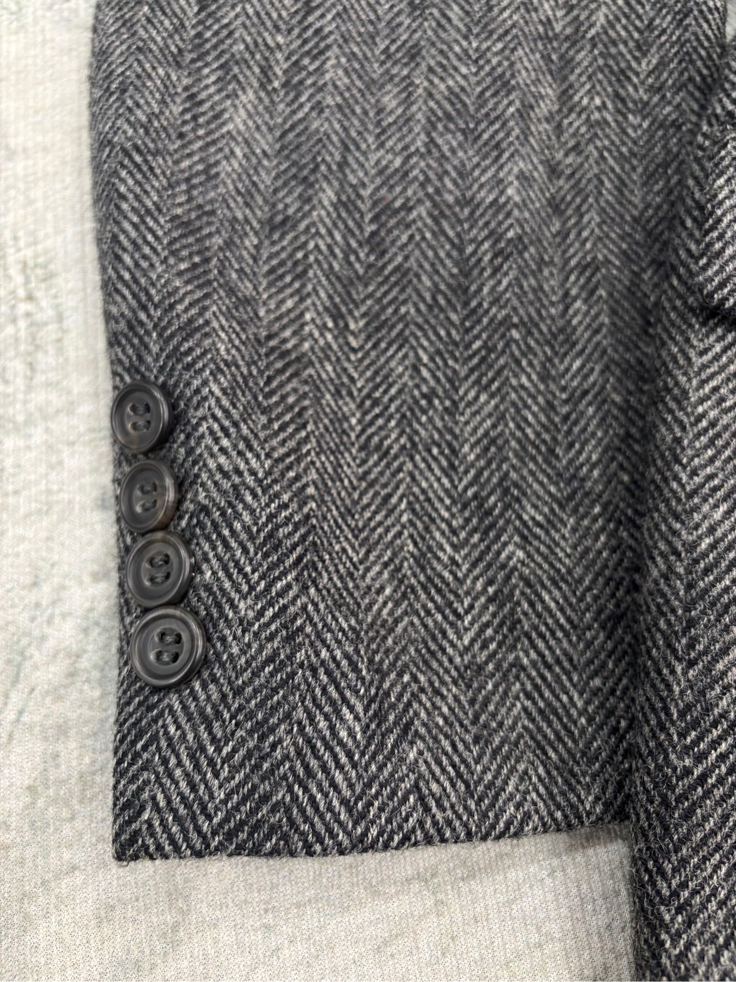 Blazer MAINE BAY | Dạ tối màu 2 cúc vai đệm túi viền cổ điển | độ mới 90%
