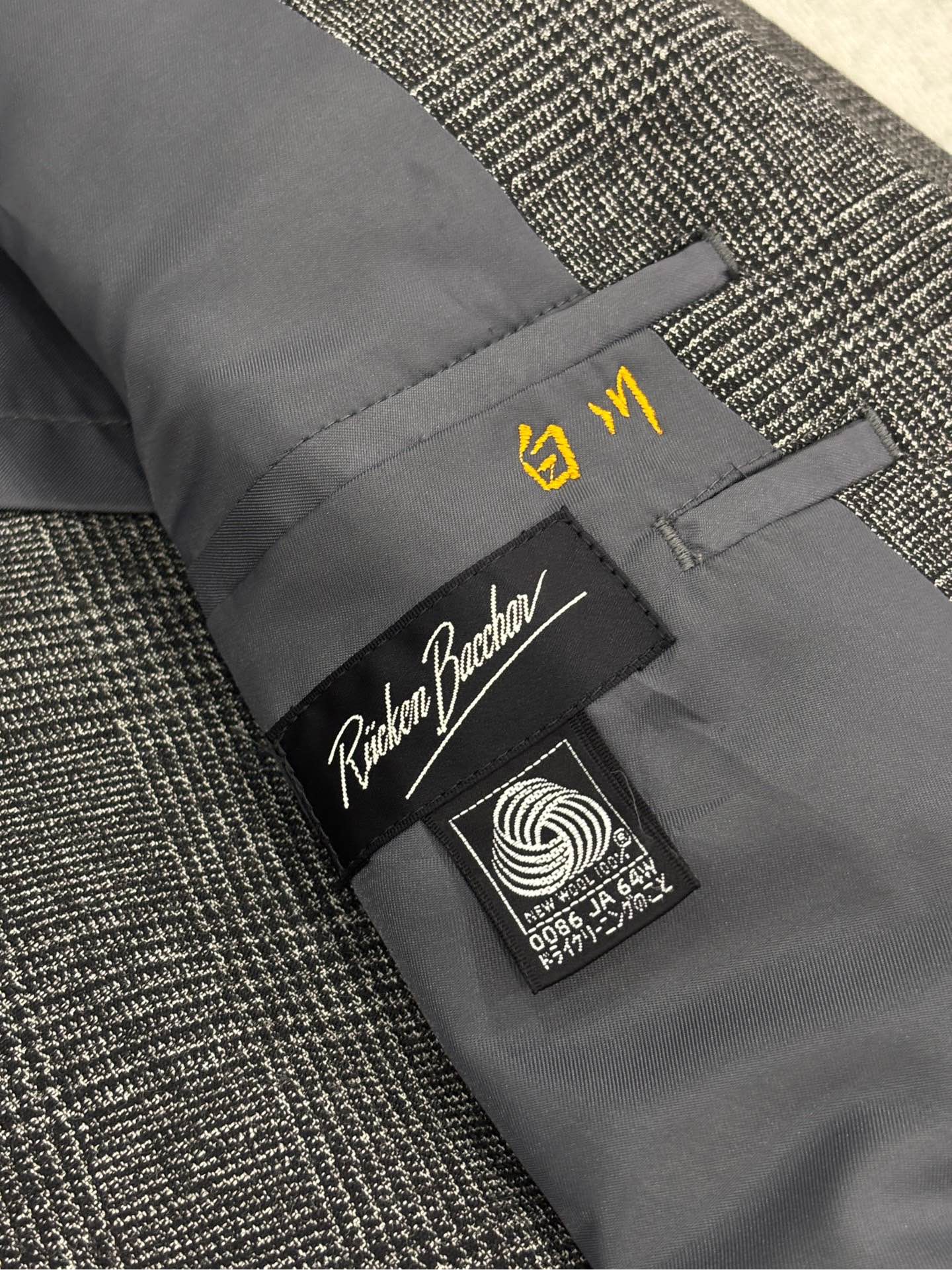 Blazer RIICKEN BACCBAR | Dạ tối màu túi viền 2 cúc nhựa cổ điển | độ mới 95%