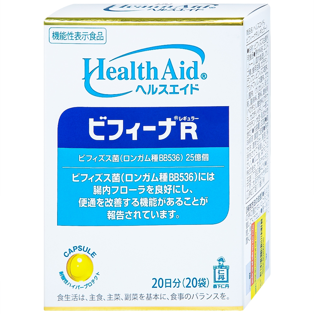 Men vi sinh Bifina R Health Aid (hộp 20 gói x 1.2g)