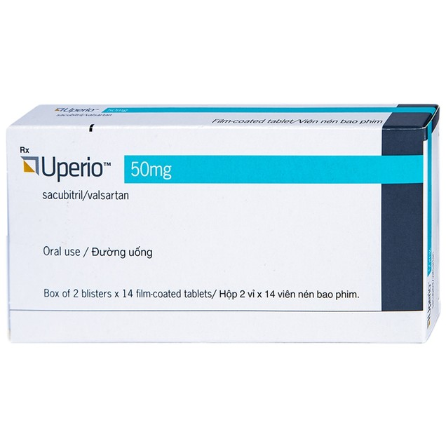 Thuốc Uperio 50mg điều trị suy tim (hộp 2 vỉ x 14 viên)