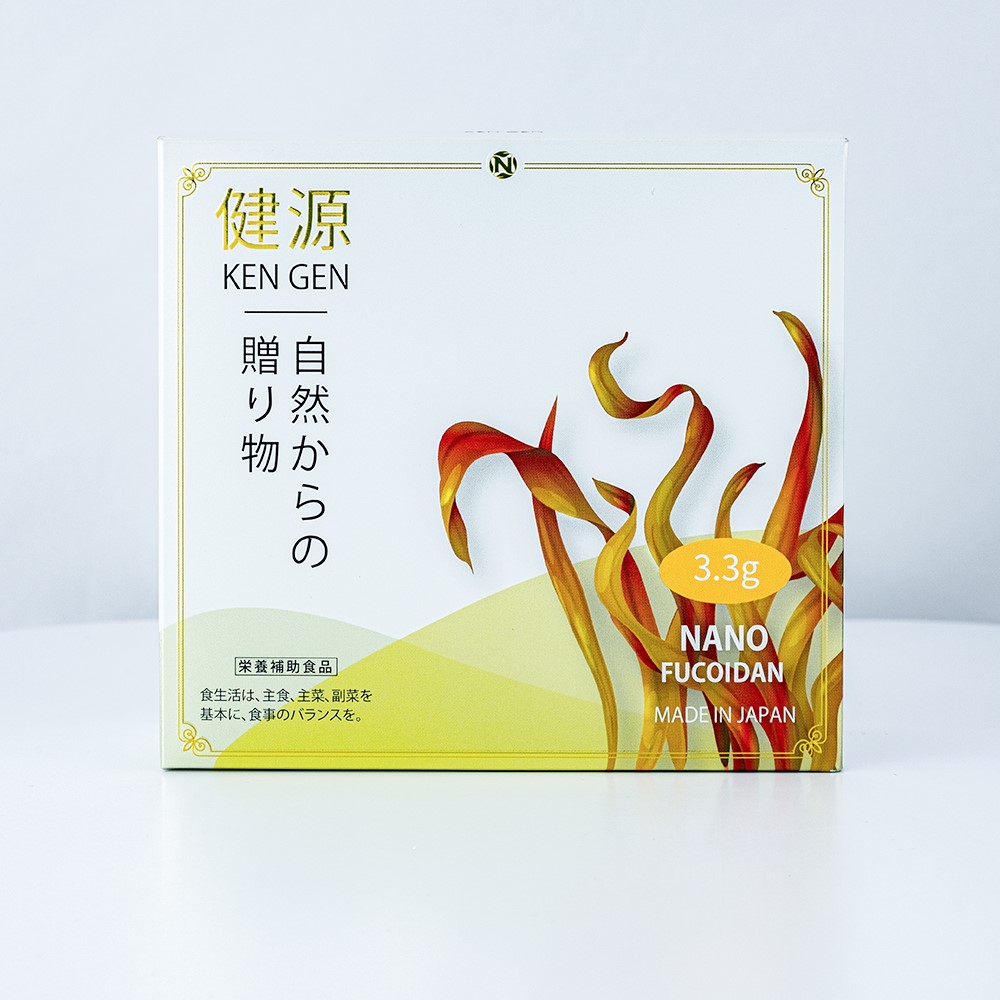 Thực phẩm bảo vệ sức khỏe Nano Fucoidan Kengen hỗ trợ tăng cường sức đề kháng (hộp 60 gói x 3,3g)