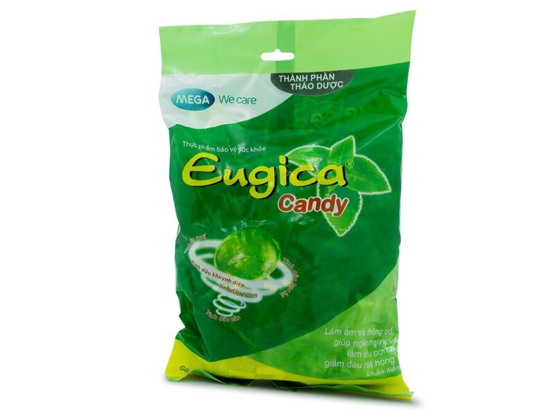 Kẹo Ngậm Ho Eugica Candy (gói 300 viên)