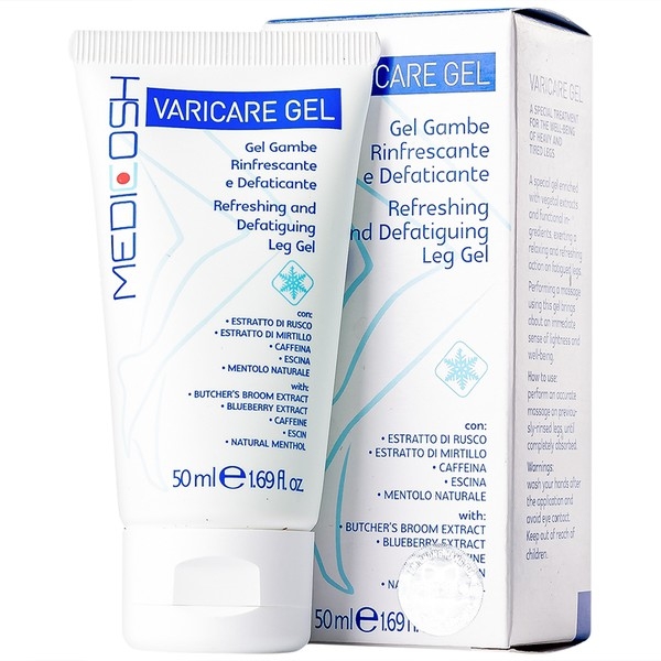 Gel bôi Medicosh Varicare hỗ trợ làm giảm các triệu chứng suy giãn tĩnh mạch (hộp 1 tuýp x 50ml)