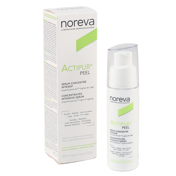 Serum giảm mụn và giảm thâm mụn Noreva Actipur Peel Concentrated (hộp 1 chai x 30ml)