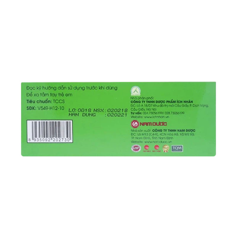 Thuốc An Thảo Nam Dược hỗ trợ điều trị hôi miệng, loét miệng (hộp 5 vỉ x 10 viên)