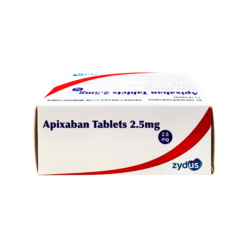 Thuốc Apixaban Tablets 2.5 mg dự phòng nguy cơ đột quỵ và tắc mạch hệ thống (hộp 3 vỉ x 10 viên)