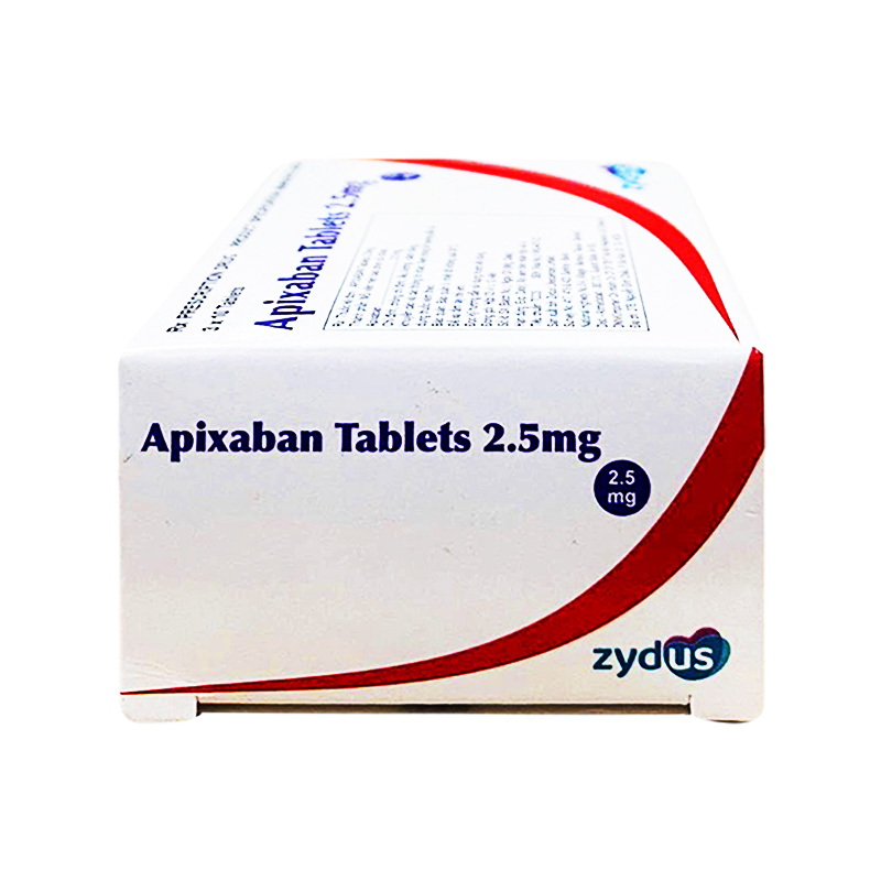 Thuốc Apixaban Tablets 2.5 mg dự phòng nguy cơ đột quỵ và tắc mạch hệ thống (hộp 3 vỉ x 10 viên)