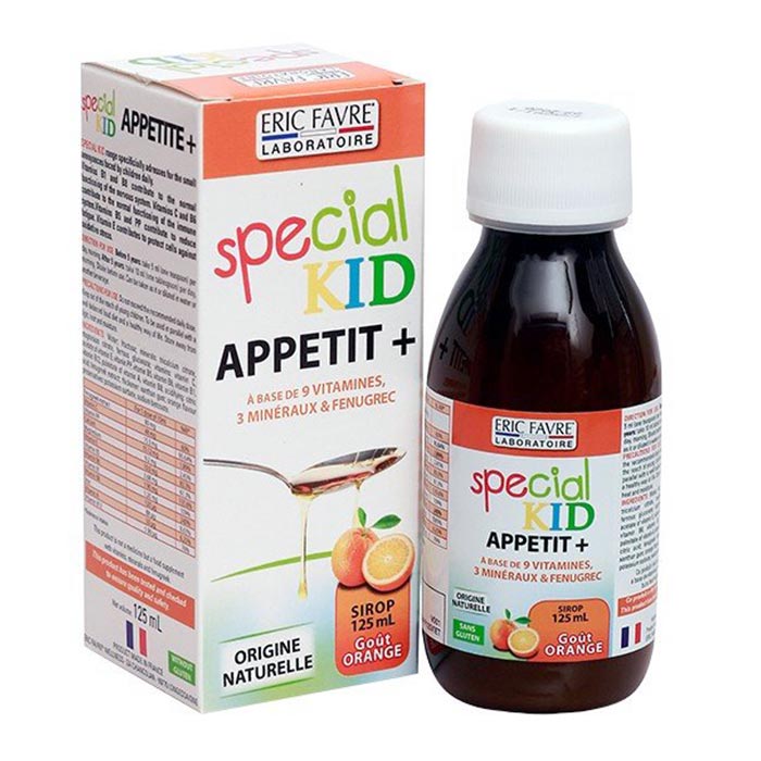 Siro Special Kid Appetit hỗ trợ tiêu hóa tốt, giúp trẻ ăn ngon miệng (hộp 1 chai x 125ml)