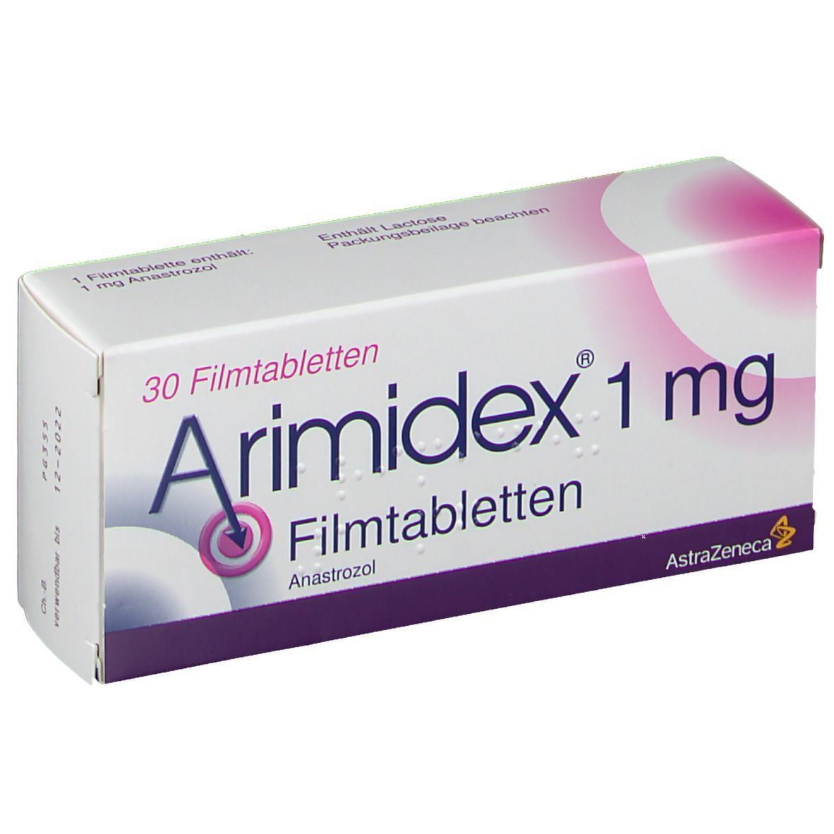 Thuốc Arimidex 1mg AstraZeneca điều trị ung thư vú tiến triển (hộp 2 vỉ x 14 viên)