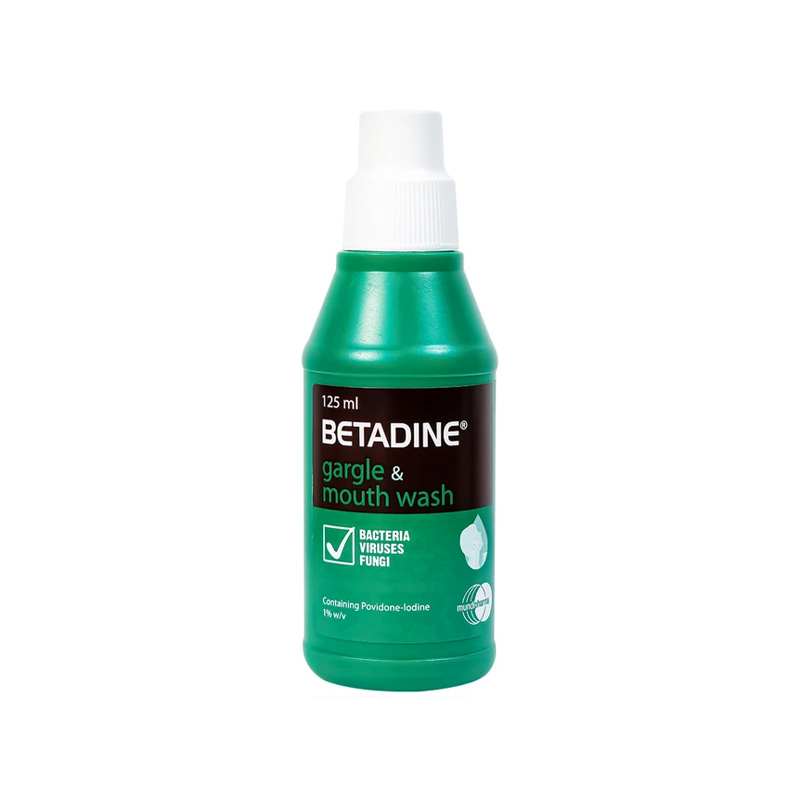 BETADINE GARGLE AND MOUTHWASH H1x125ml