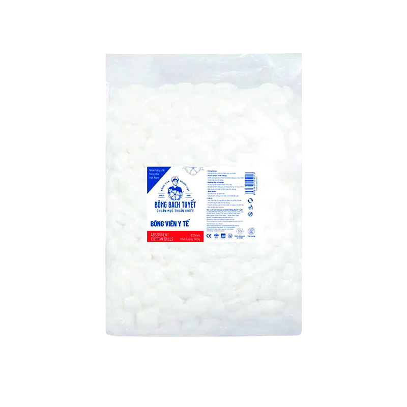 Bông Viên Y Tế Bạch Tuyết (gói 50gr)