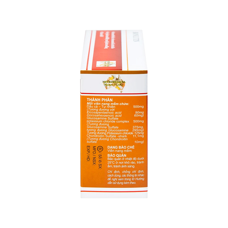Thuốc Bonlutin giảm triệu chứng thoái hóa khớp gối (hộp 4 vỉ x 15 viên)