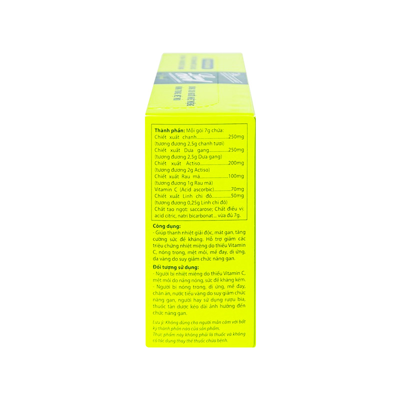 Bột sủi Thanh Nhiệt Livecool hương dưa gang hỗ trợ thanh nhiệt, giải độc (hộp 10 gói x 7g)