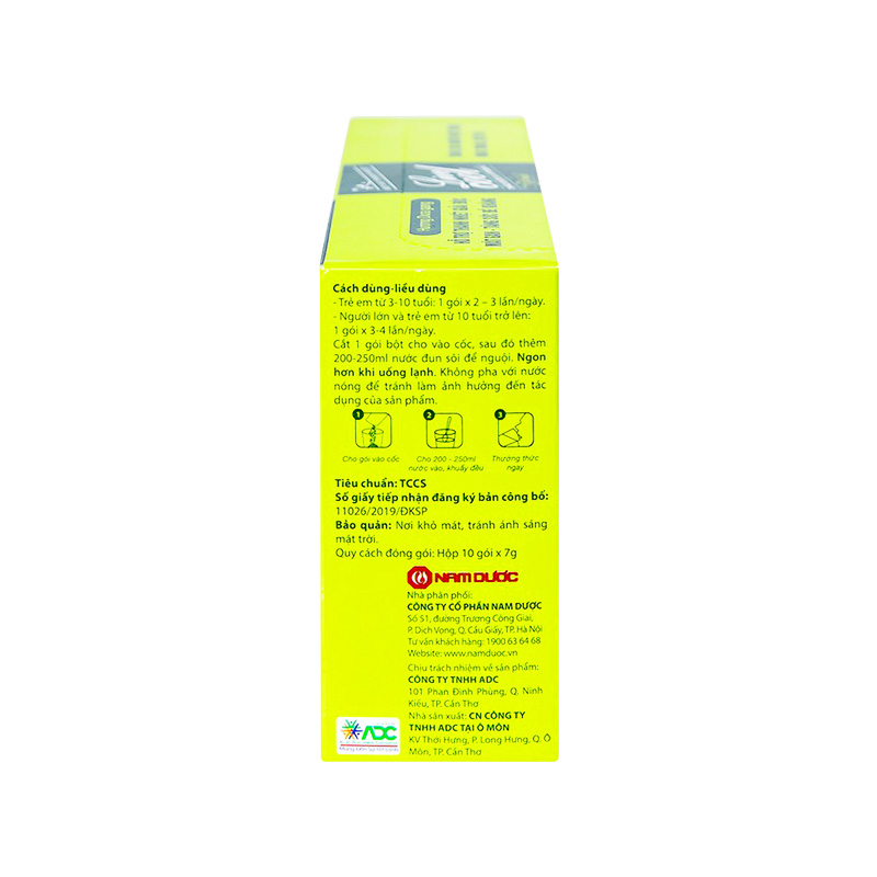 Bột sủi Thanh Nhiệt Livecool hương dưa gang hỗ trợ thanh nhiệt, giải độc (hộp 10 gói x 7g)