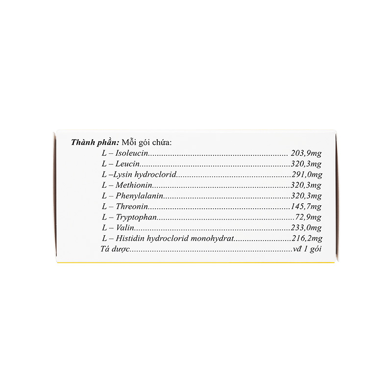 Thuốc cốm uống Branchamine cung cấp các acid amin trong suy thận mạn tính (hộp 30 gói x 2,6g)