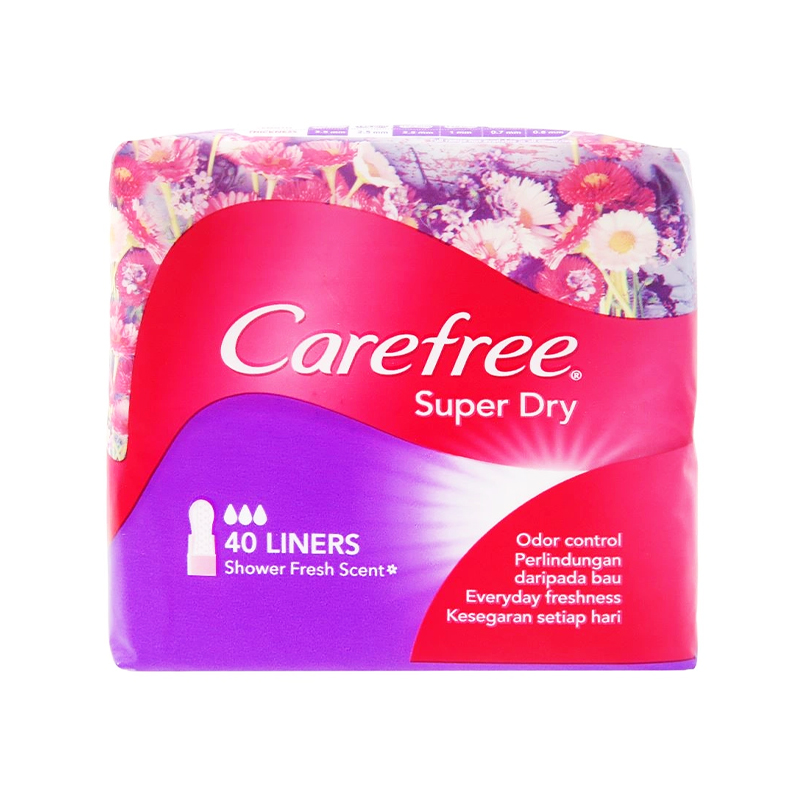 Băng vệ sinh hằng ngày siêu thấm Carefree (gói 40 miếng)