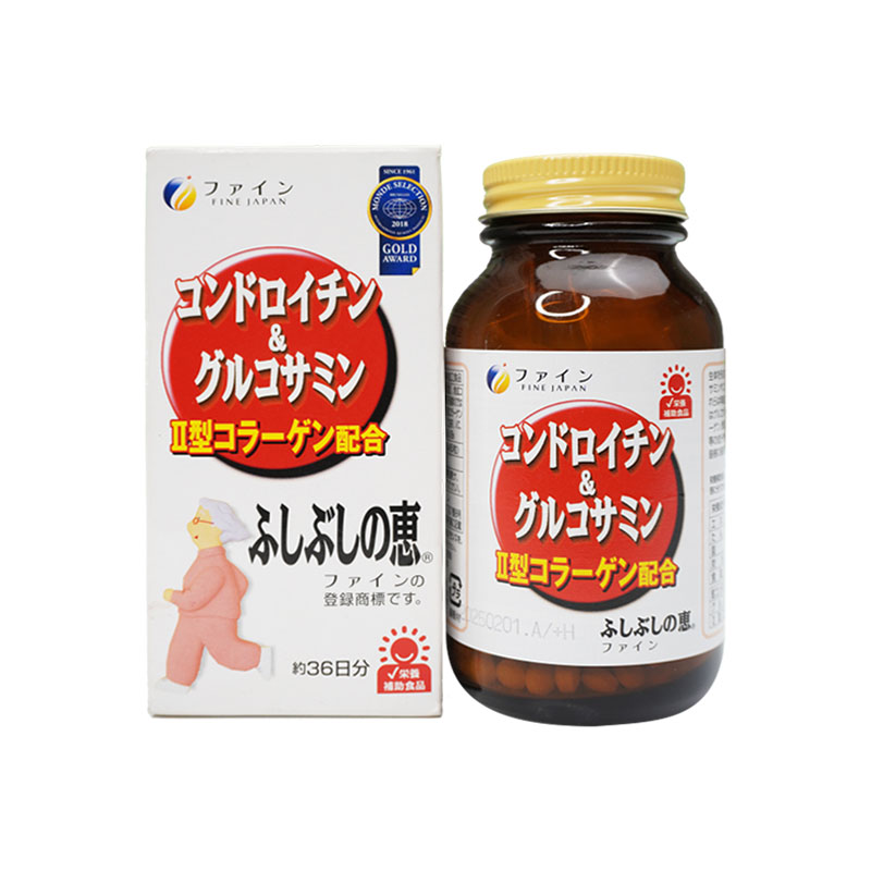 Viên uống hỗ trợ xương khớp Fine Japan Glucosamine & Chondroitine (hộp 545 viên)