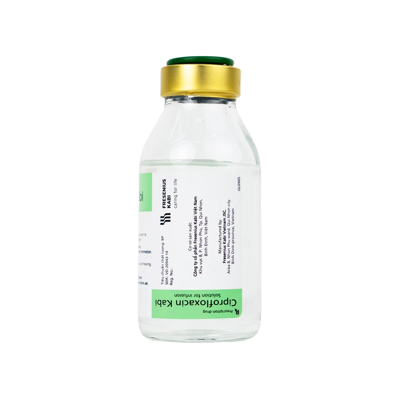 Thuốc Ciprofloxacin Kabi 200mg điều trị nhiễm khuẩn (chai 100ml)