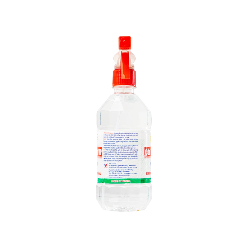 Cồn 70 độ Vĩnh Phúc có vòi xịt (chai 500ml)