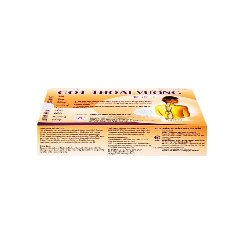 Viên uống Cốt Thoái Vương hỗ trợ giảm triệu chứng viêm thoái hóa khớp (hộp 3 vỉ x 10 viên)
