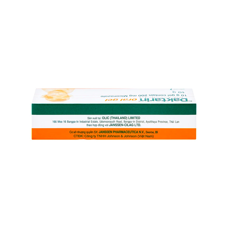 Daktarin Oral Gel trị nhiễm nấm khoang miệng, hầu (hộp 1 tuýp x 10g)