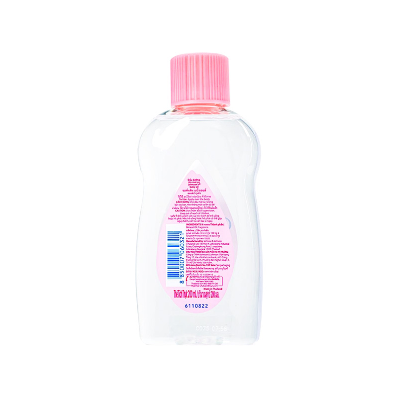 Dầu dưỡng ẩm mát xa Johnson's Baby Oil (chai 200ml)