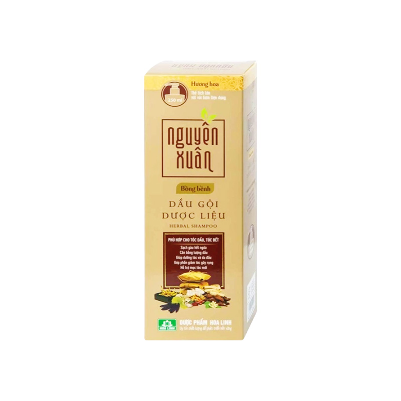 Dầu gội Dược liệu Nguyên Xuân bồng bềnh dành cho tóc dầu (chai 250ml)