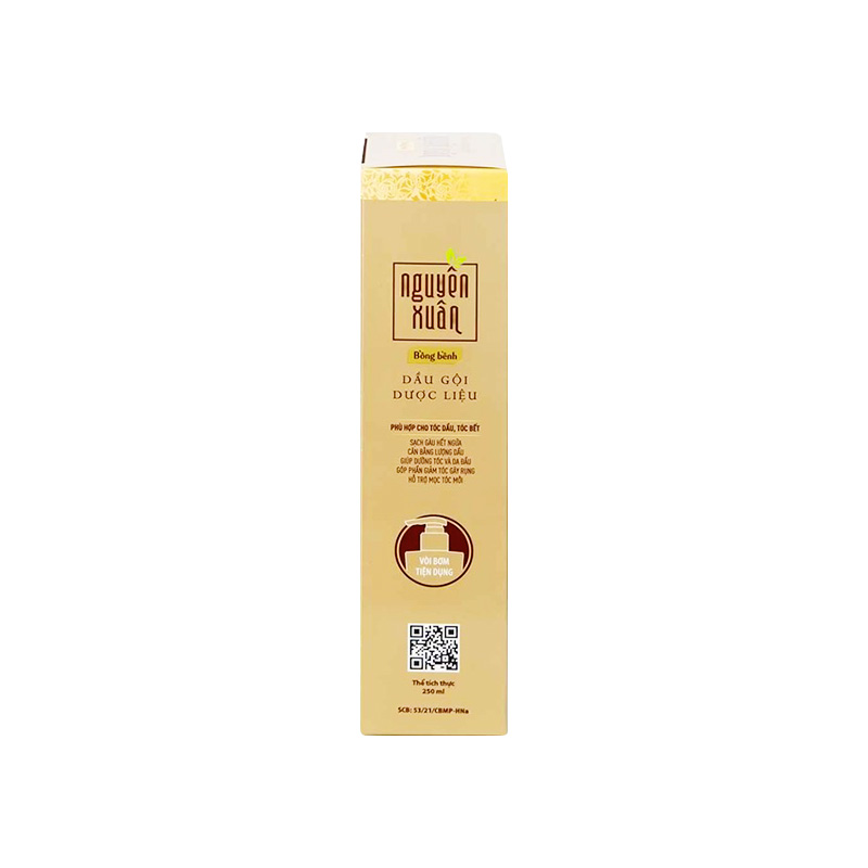 Dầu gội Dược liệu Nguyên Xuân bồng bềnh dành cho tóc dầu (chai 250ml)