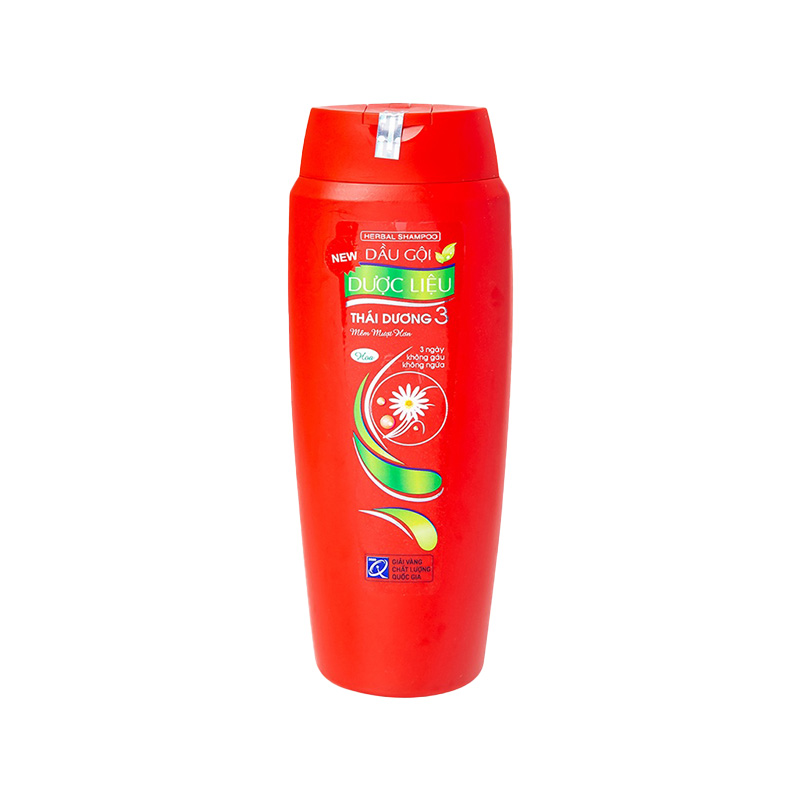 Dầu gội Dược liệu Thái Dương 3 Hoa Đào (chai 200ml)
