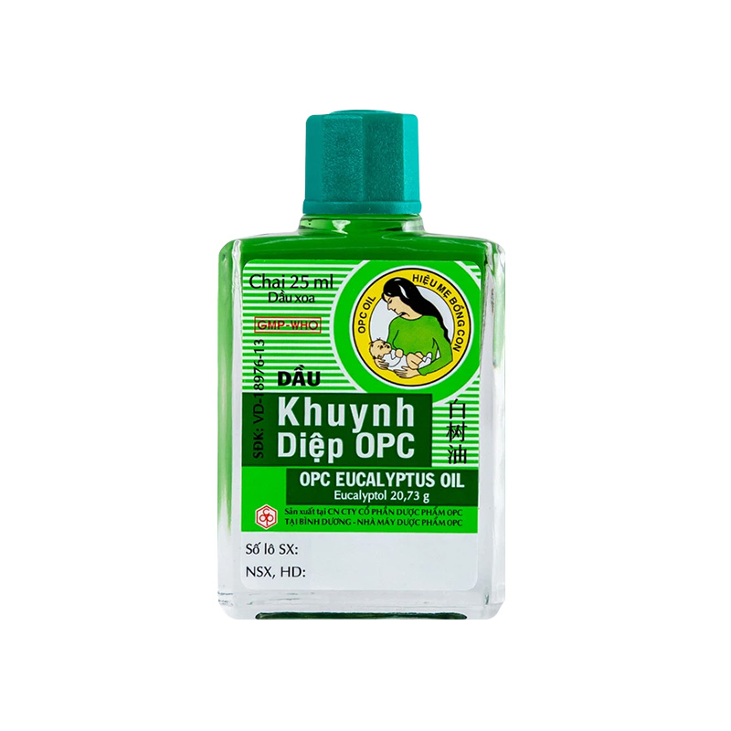 Dầu Khuynh Diệp OPC phòng và trị cảm cúm, sổ mũi, nghẹt mũi (chai 25ml)