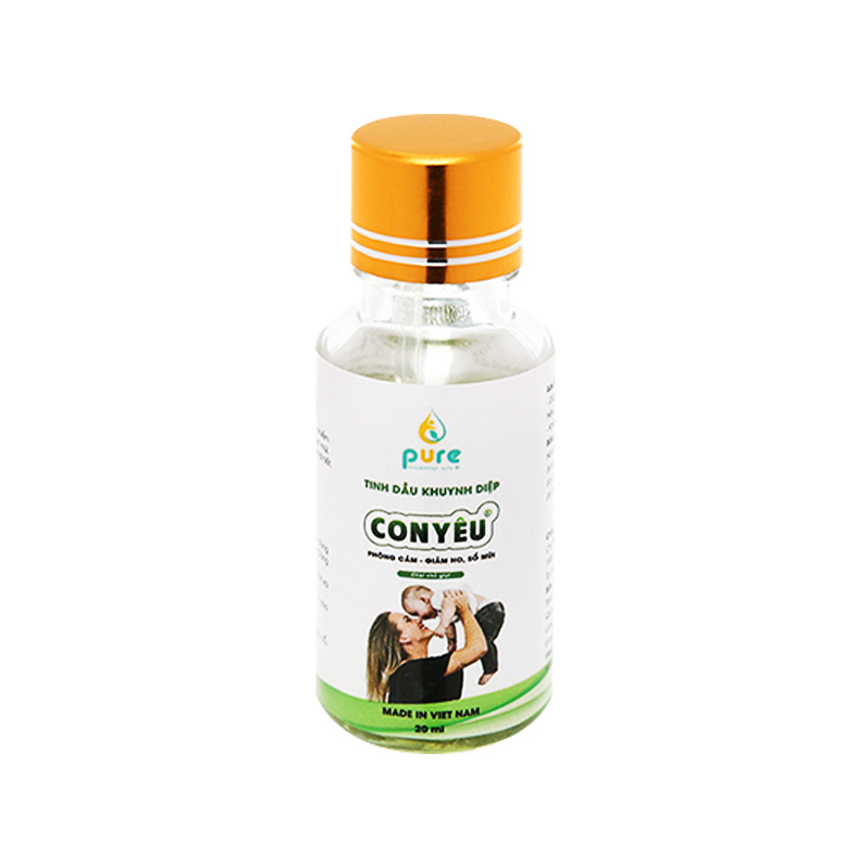 Dầu tràm Con Yêu giữ ấm, phòng cảm lạnh (hộp 1 chai x 20ml)