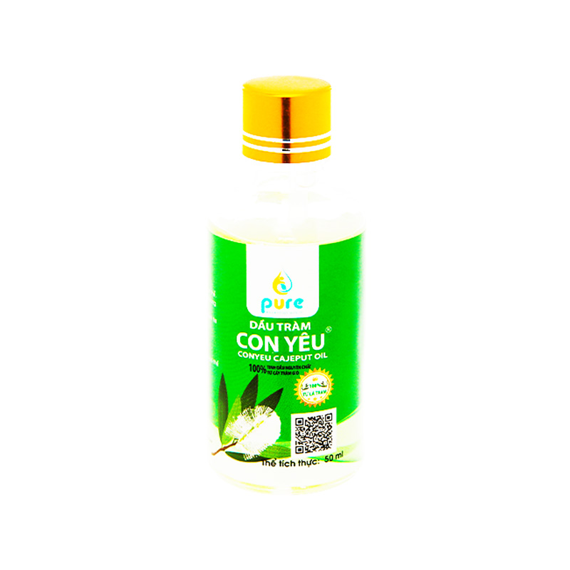 Dầu tràm Con Yêu giữ ấm, phòng cảm lạnh (hộp 1 chai x 50ml)