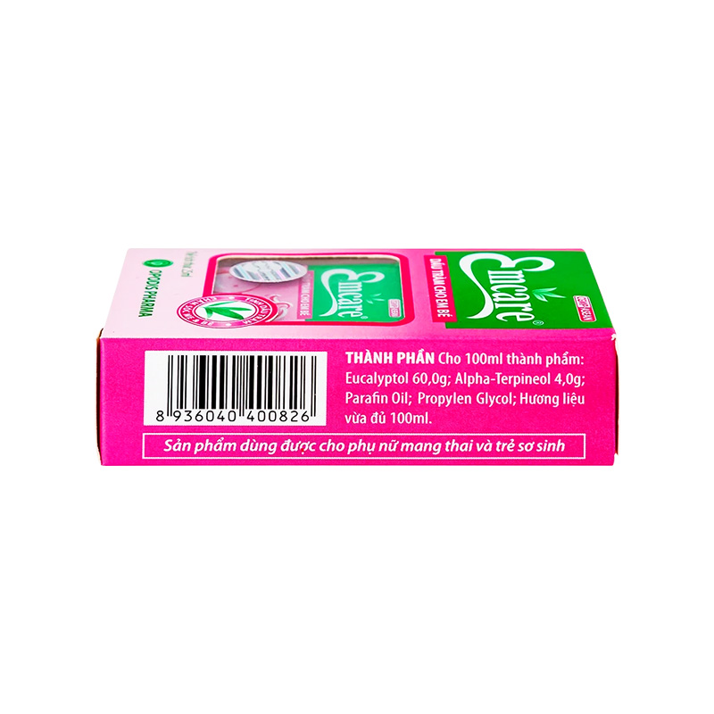 Dầu tràm Emcare cho bé ngừa cảm, xoa bóp giảm đau nhức (hộp 1 chai x  25ml)
