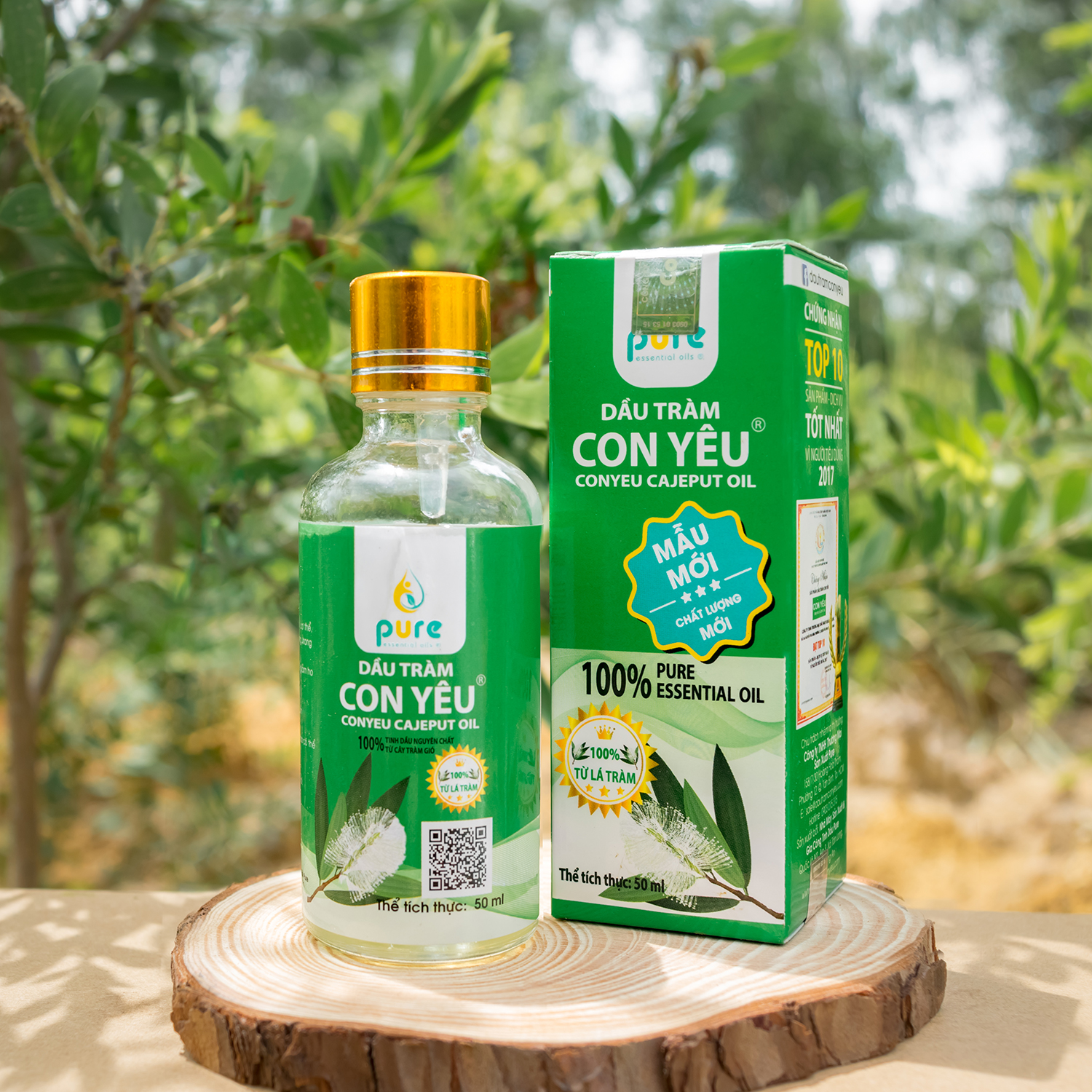 Dầu tràm Con Yêu giữ ấm, phòng cảm lạnh (hộp 1 chai x 20ml)
