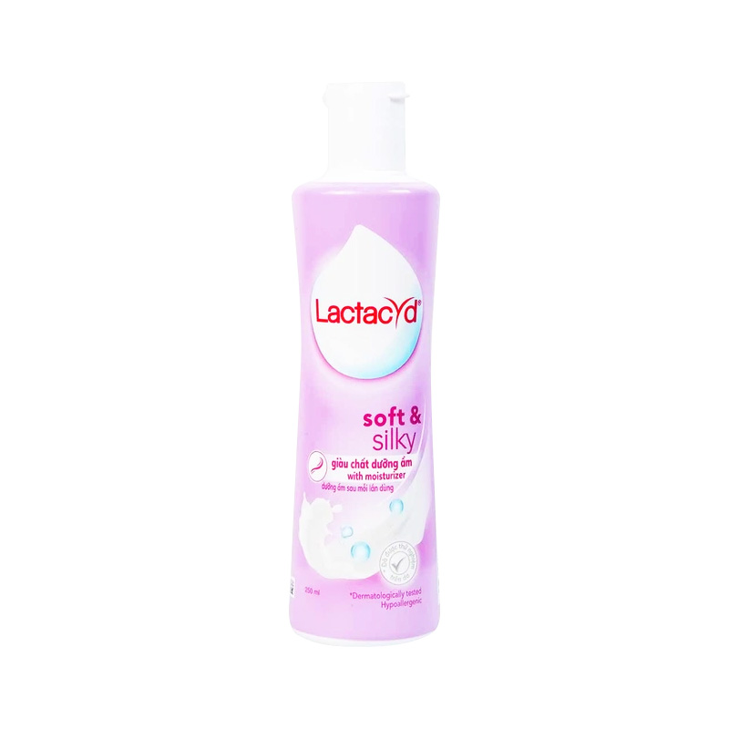 Dung dịch vệ sinh phụ nữ Lactacyd Soft And Silky (chai 250ml)