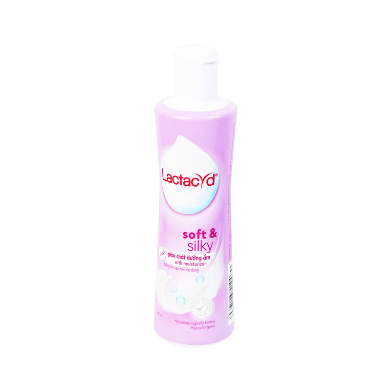 Dung dịch vệ sinh phụ nữ Lactacyd Soft And Silky (chai 250ml)