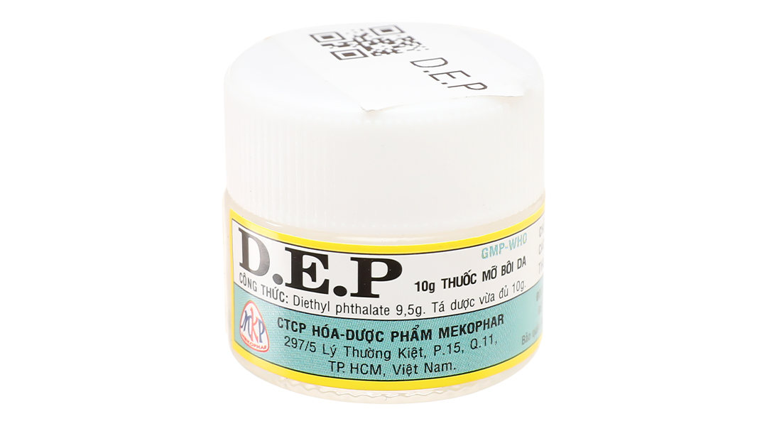 Thuốc mỡ bôi da D.E.P điều trị ghẻ ngứa (hộp 1 lọ x 10g)
