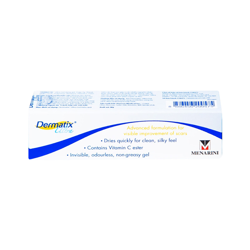 Gel Dermatix Ultra cải thiện hiệu quả sẹo lồi và sẹo phì đại (tuýp 7g)