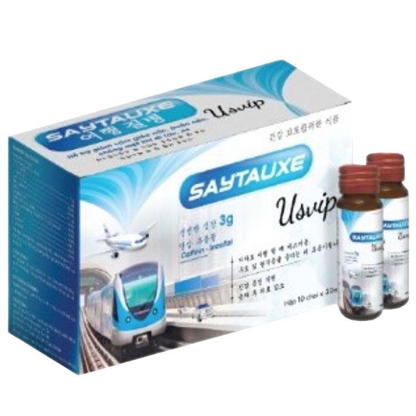 Nước uống Usvip giảm say tàu xe (hộp 10 chai x 30ml)