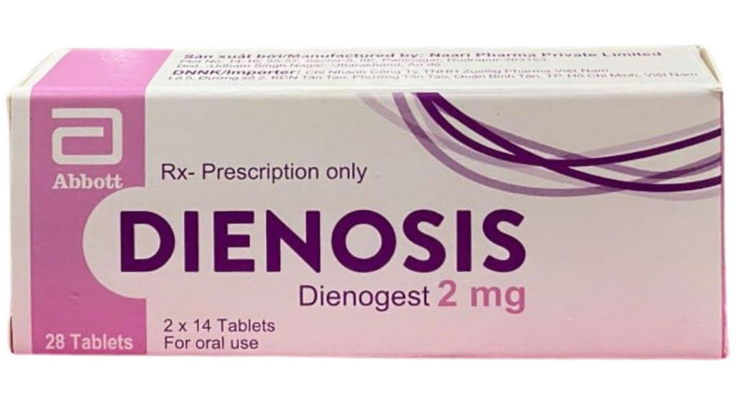 Thuốc Dienosis 2mg điều trị lạc nội mạc tử cung (hộp 2 vỉ x 14 viên)