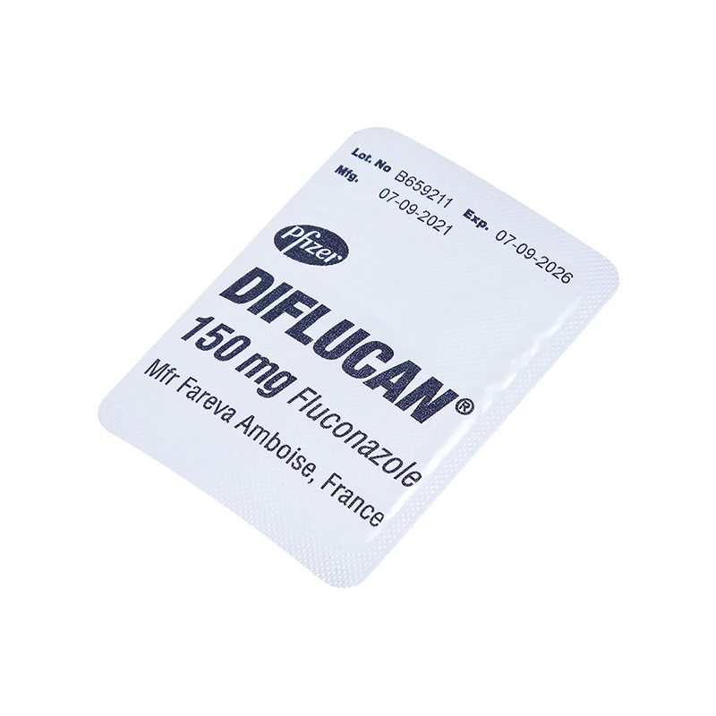 Thuốc Diflucan 150mg điều trị tình trạng nhiễm nấm (hộp 1 vỉ x 1 viên)