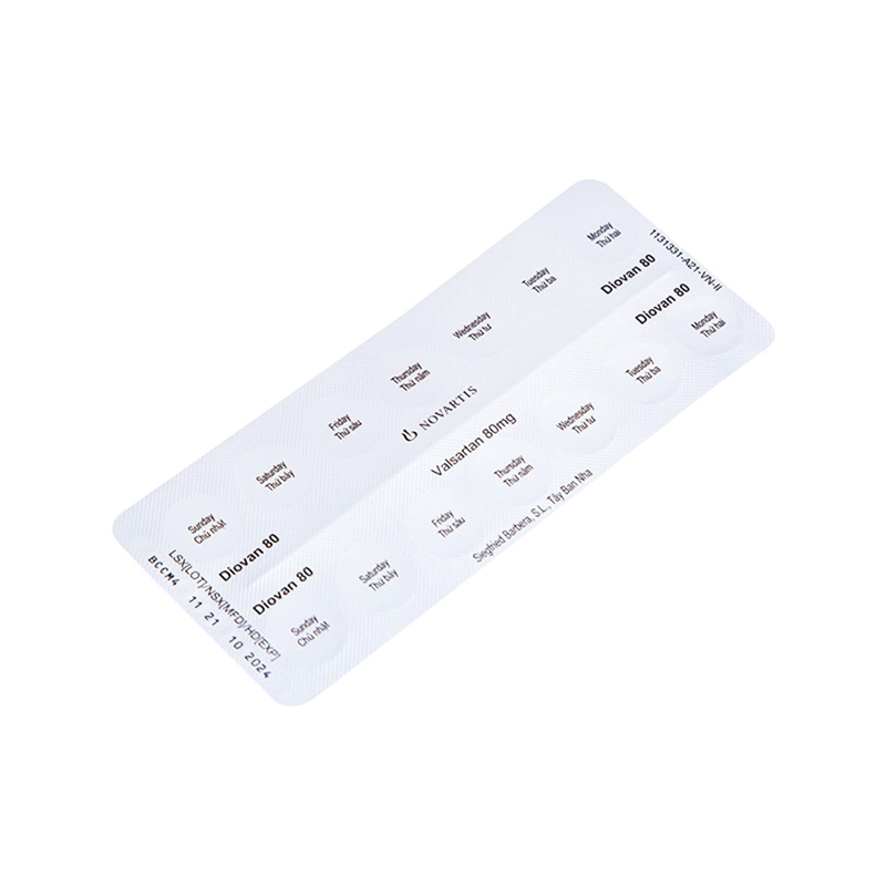 Thuốc Diovan 80 điều trị tăng huyết áp, suy tim (hộp 2 vỉ x 14 viên)