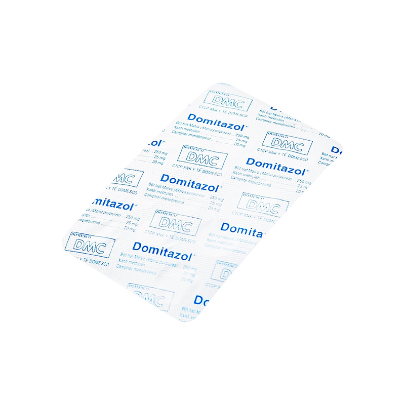 Thuốc DomitazoL điều trị nhiễm trùng đường tiết niệu (hộp 5 vỉ x 10 viên)