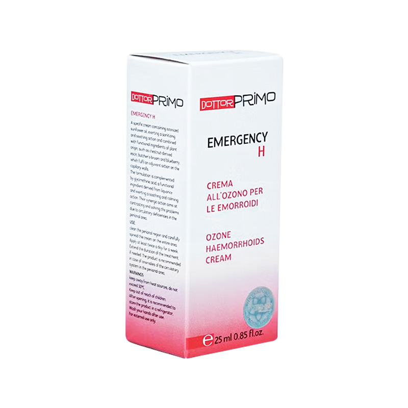 Kem bôi DottorPrimoEmergency H làm dịu các triệu chứng do trĩ (hộp 1 tuýp x 25ml)