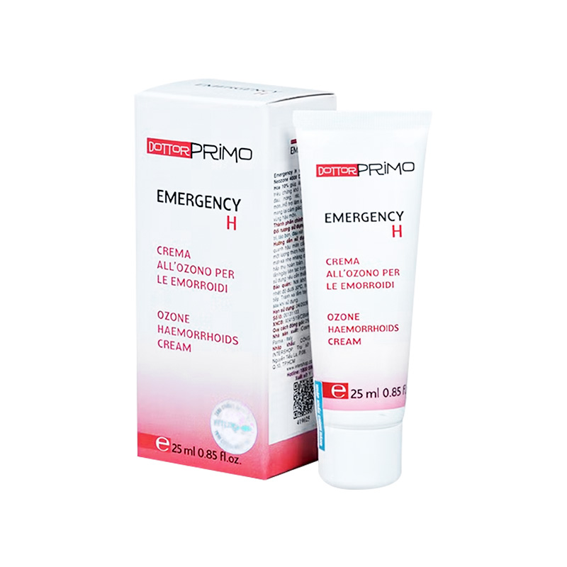 Kem bôi DottorPrimoEmergency H làm dịu các triệu chứng do trĩ (hộp 1 tuýp x 25ml)