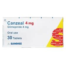 Thuốc Canzeal 4mg Sandoz điều trị đái tháo đường túyp 2 (hộp 3 vỉ x 10 viên)