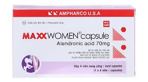 Thuốc Maxxwomen capsule điều trị loãng xương (hộp 1 vỉ x 4 viên)