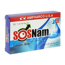 Thuốc Sosnam điều trị rối loạn cương dương (hộp 2 vỉ x 2 viên)