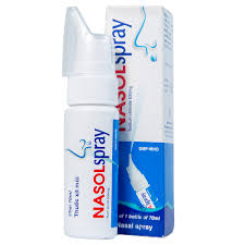 Thuốc xịt mũi Nasolspray làm sạch ngăn ngừa viêm nhiễm mũi, họng (hộp 1 chai x 70ml)