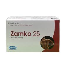 Thuốc Zamko 25 điều trị co cứng cơ (hộp 3 vỉ x 10 viên)